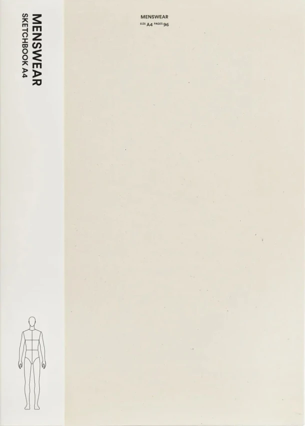 Fashionary Menswear Sketchbook A4 – Fashionary – boek cover