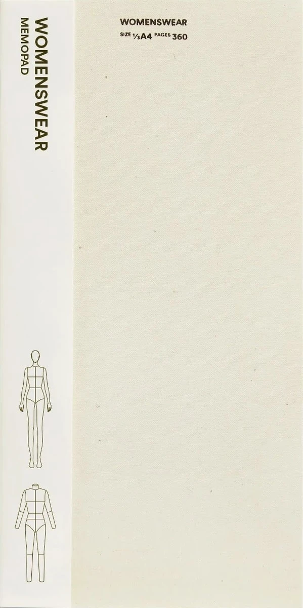 Fashionary Womenswear Memopad – Fashionary – boek cover