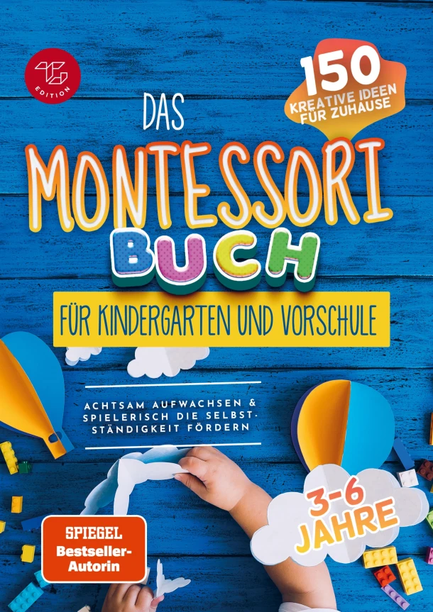 Das Montessori Buch für Kindergarten und Vorschule (S/W-Version) – TG Edition – boek cover