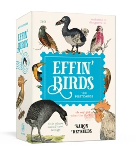 Effin' Birds: 100 Postcards – Aaron Reynolds – boek cover