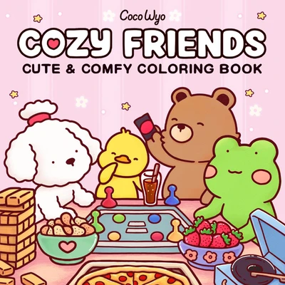 Cozy Friends: Coloring Book for Adults and Kids – Coco Wyo – boek cover