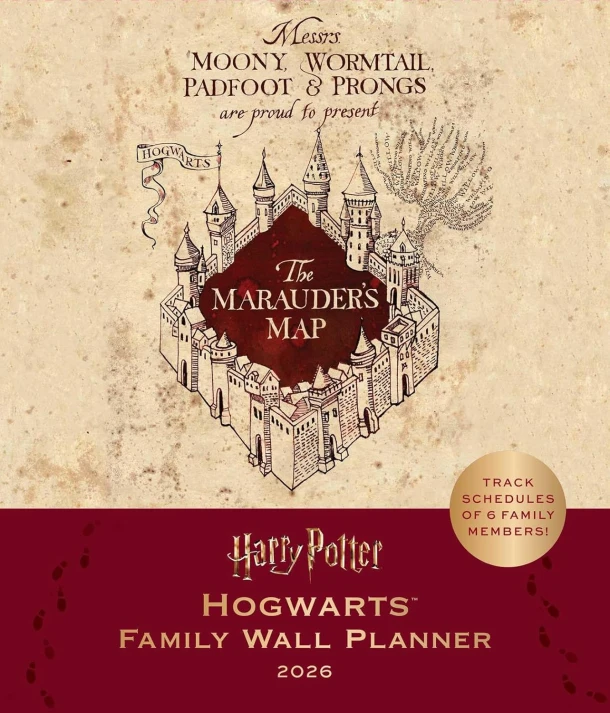 2026 Harry Potter: Hogwarts Family Wall Planner – Insight Editions – boek cover