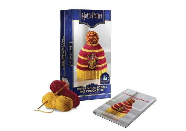 Harry Potter: Gryffindor Pom-Pom Beanie Crochet Kit – Insight Editions – boek cover
