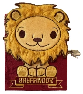 Harry Potter: Gryffindor Plush Lock & Key Diary – Insight Editions – boek cover