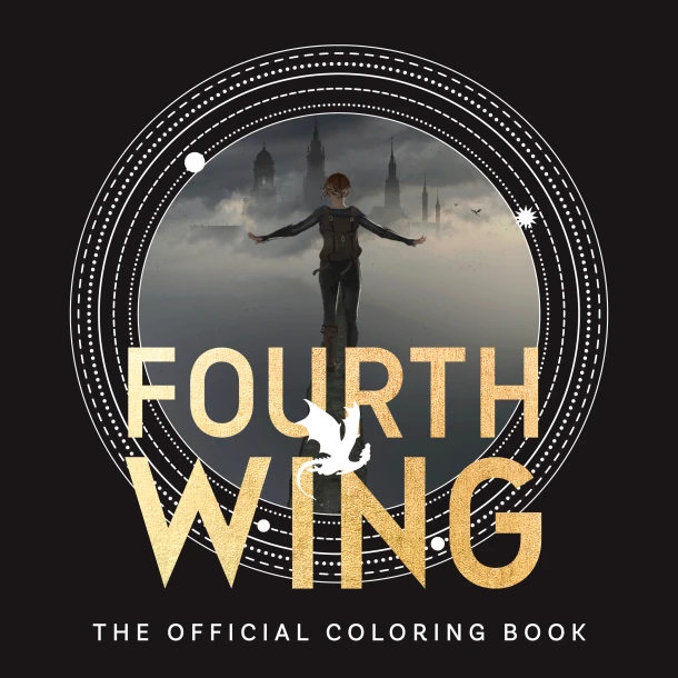 Fourth Wing: The Official Coloring Book – Entangled – boek cover