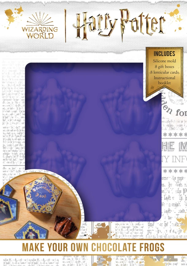 Harry Potter: Make Your Own Chocolate Frogs: Silicone Chocolate Mold and Gift Box Set – Insight Editions – boek cover