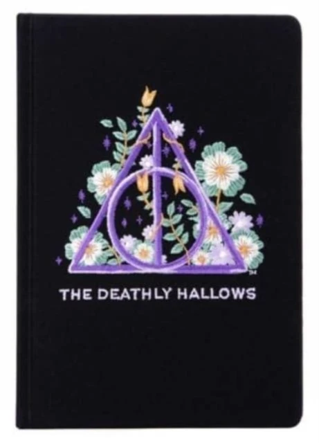 Harry Potter: Deathly Hallows Embroidered Journal – boek cover
