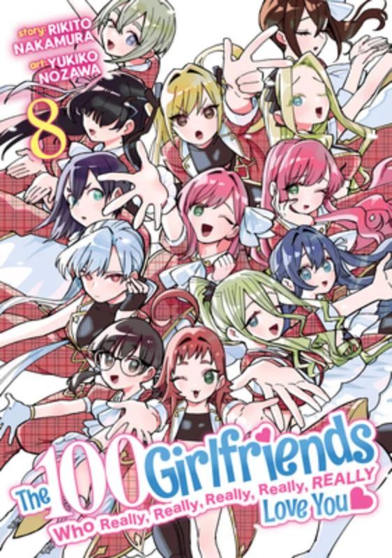 The 100 Girlfriends Who Really, Really, Really, Really, Really Love You Vol. 8 – boek cover