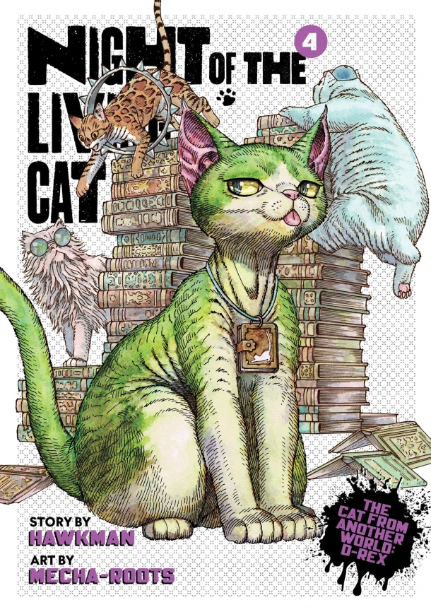 Night of the Living Cat Vol. 4 – Hawkman – boek cover
