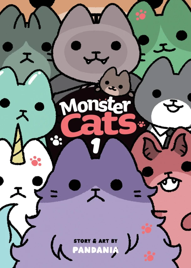 Monster Cats Vol. 1 – PANDANIA – boek cover