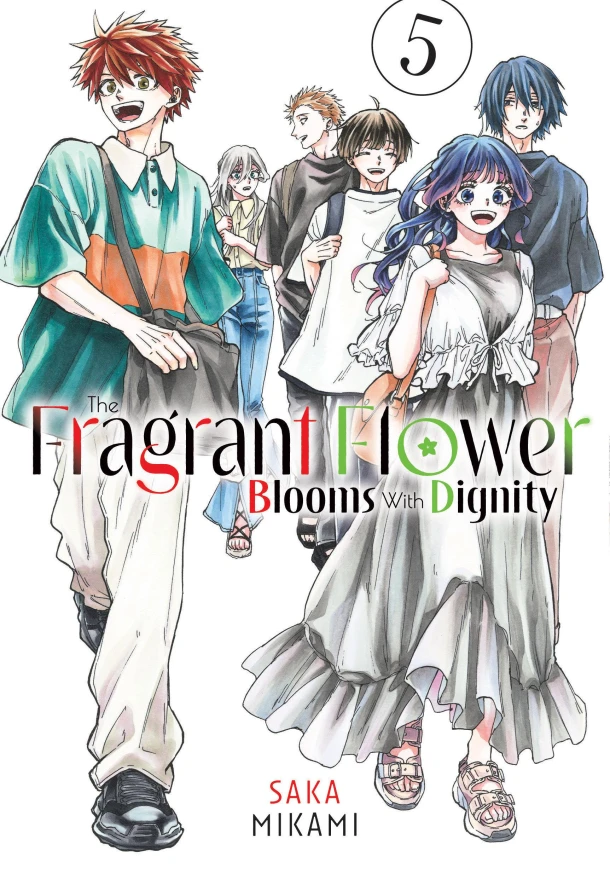 The Fragrant Flower Blooms With Dignity 5 – Saka Mikami – boek cover