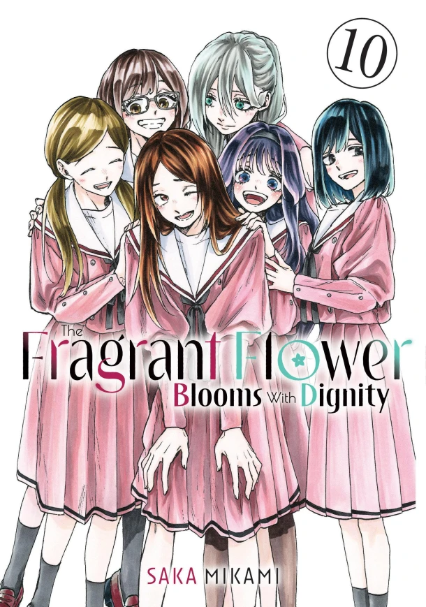 The Fragrant Flower Blooms With Dignity 10 – Saka Mikami – boek cover
