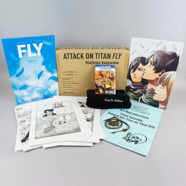 Attack on Titan 35: FLY Collector's Box Set – Hajime Isayama – boek cover