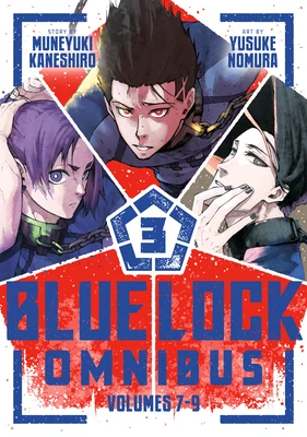 Blue Lock Omnibus 3 (Vol. 7-9) – Muneyuki Kaneshiro – boek cover