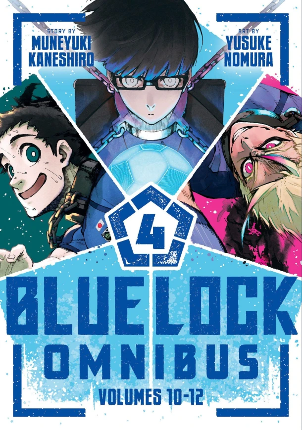 Blue Lock Omnibus 4 (Vol. 10-12) – Muneyuki Kaneshiro – boek cover