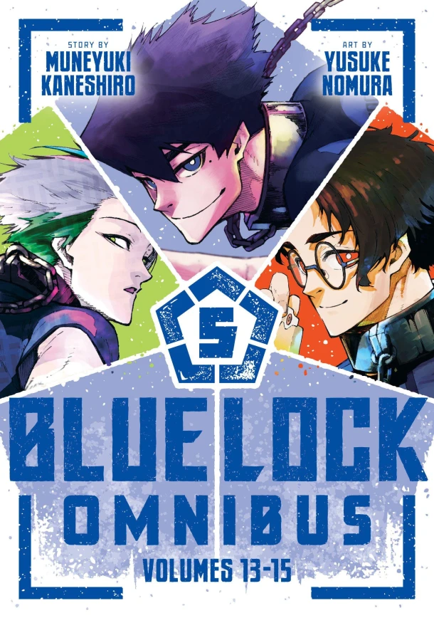 Blue Lock Omnibus 5 (Vol. 13-15) – Muneyuki Kaneshiro – boek cover