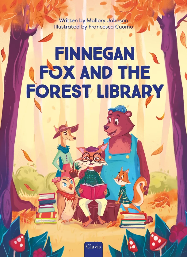 Finnegan Fox and the Forest Library – Mallory Johnson – boek cover