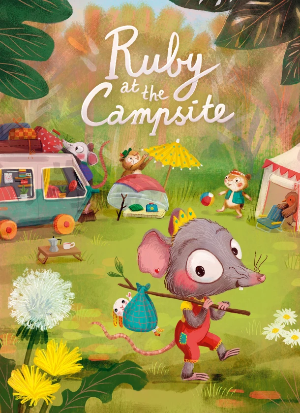Ruby at the Campsite – Esther vanden Berg – boek cover