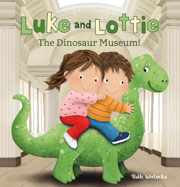Luke and Lottie. The Dinosaur Museum! – Ruth Wielockx – boek cover