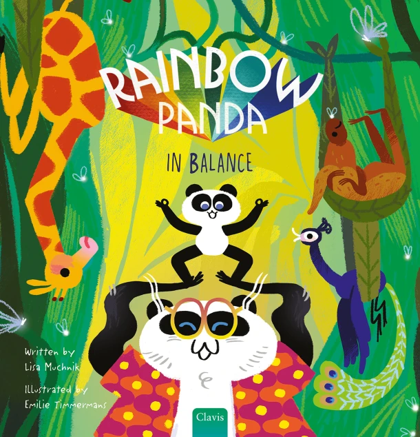 Rainbow Panda in Balance – Lisa Muchnik – boek cover