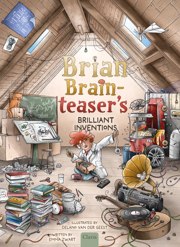 Brian Brainteaser's Brilliant Inventions – Emma Zwart – boek cover