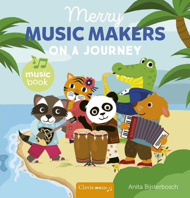 Merry Music Makers on a journey – Anita Bijsterbosch – boek cover