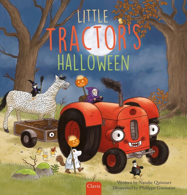 Little Tractor's Halloween – Natalie Quintart – boek cover