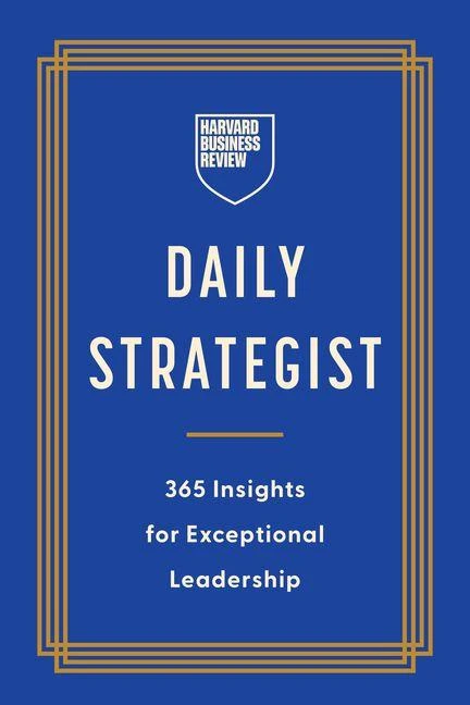 HBR Daily Strategist – Harvard Business Harvard Business Review – boek cover