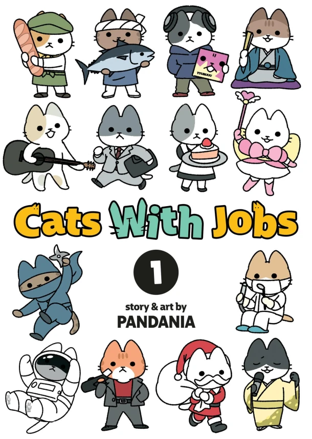 Cats With Jobs Vol. 1 – PANDANIA – boek cover