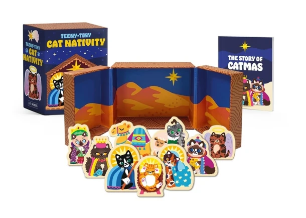 Teeny-Tiny Cat Nativity – Sam Stall – boek cover