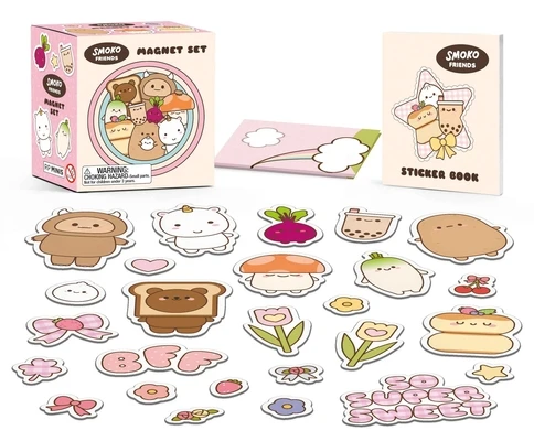 Smoko Friends Magnet Set – Running Press – boek cover