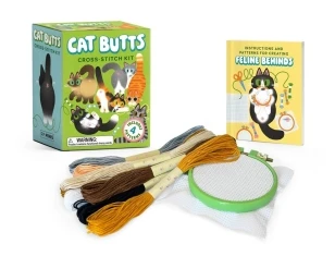 Cat Butts Cross-Stitch Kit – Dennis Caetano – boek cover