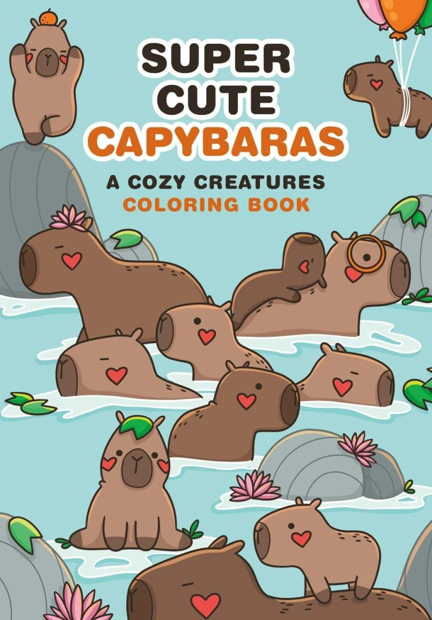 Super-Cute Capybaras – Mafalda Mota – boek cover