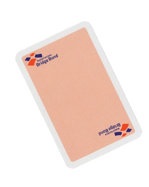Speelkaarten Bridgebond roze