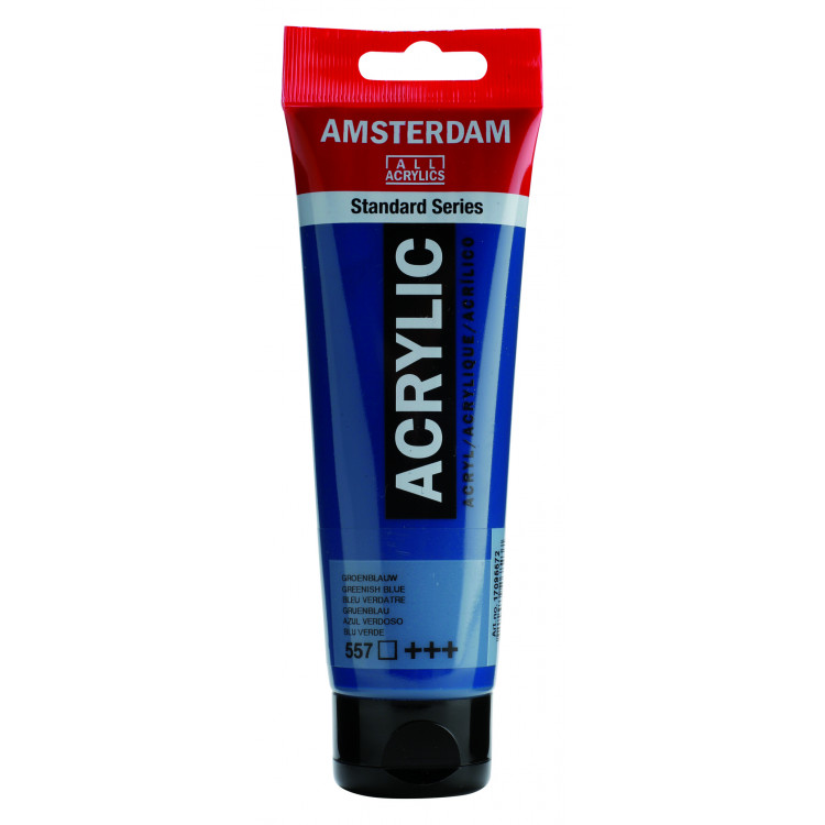 Amsterdam Standard Series Acrylverf Tube 120 ml Groenblauw 557
