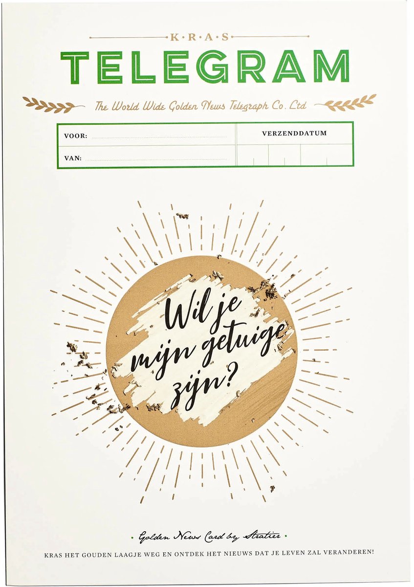 Kras telegram getuige