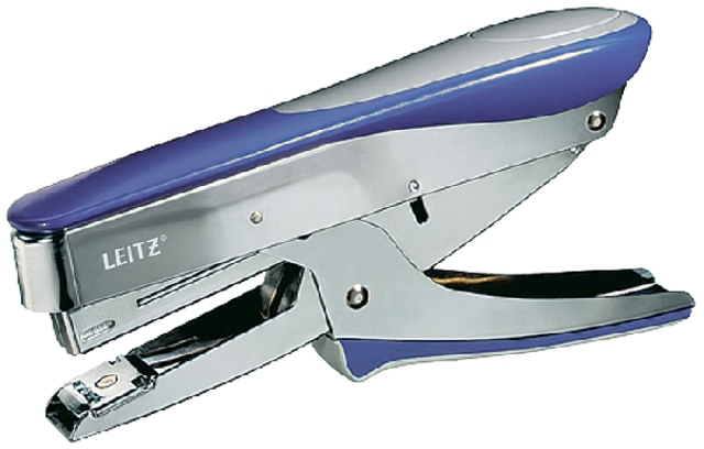 Niettang Leitz Bovenlaadmodel P3 30 Vel Blauw