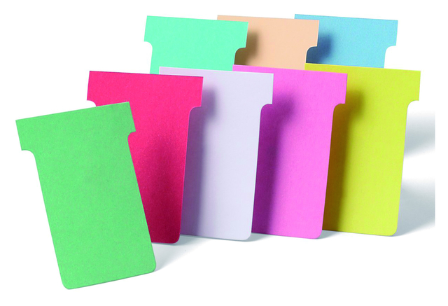 Planbordkaarten 112mm nr. 4 roze; pak 100st