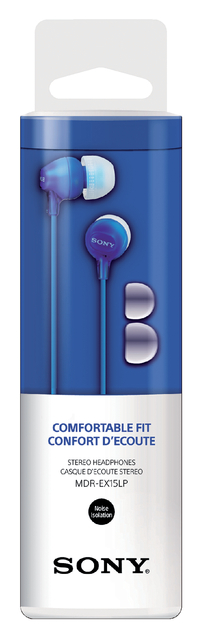 Oordopjes Sony Ex15lp Blauw