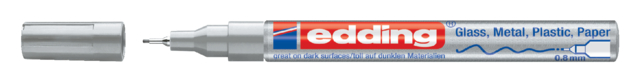 Viltstift Edding 780 lakmarker rond zilver 0.8mm
