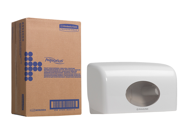 Toiletpapierdispenser Kimberly Clark Duo Wit