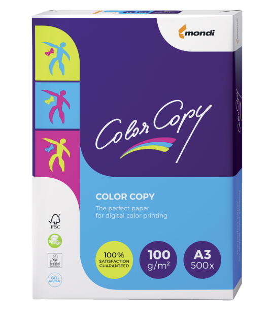 CLC Kleurenkopieerpapier A3 100gr; pak 500vel