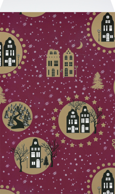 Cadeauzak December 25x35cm