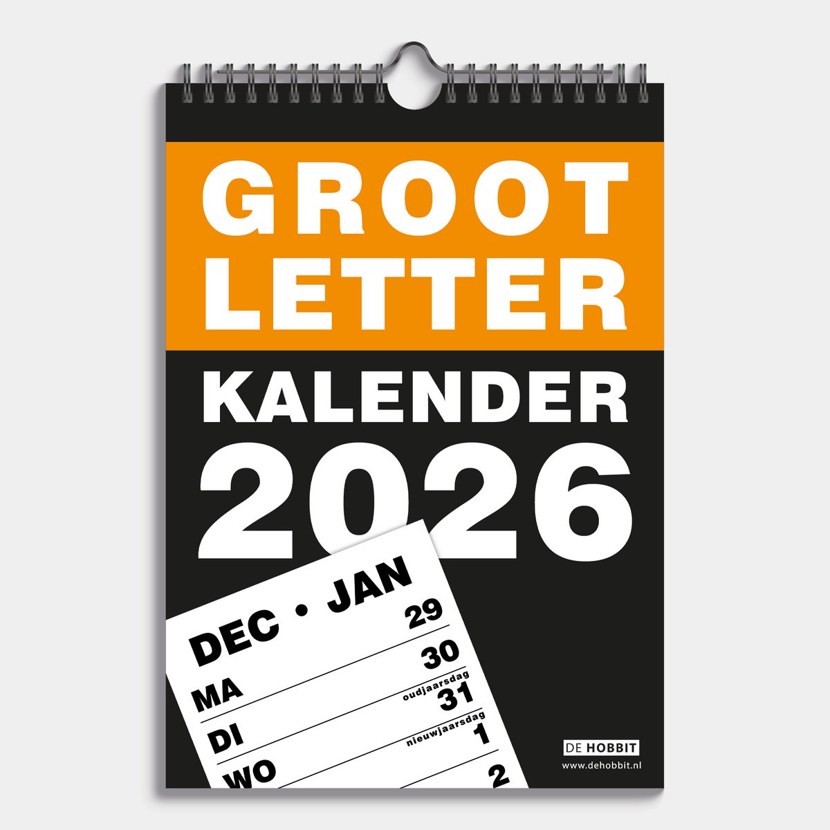 Grootletterkalender D2 2026