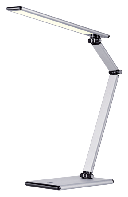 Bureaulamp Hansa Led Slim Zilvergrijs