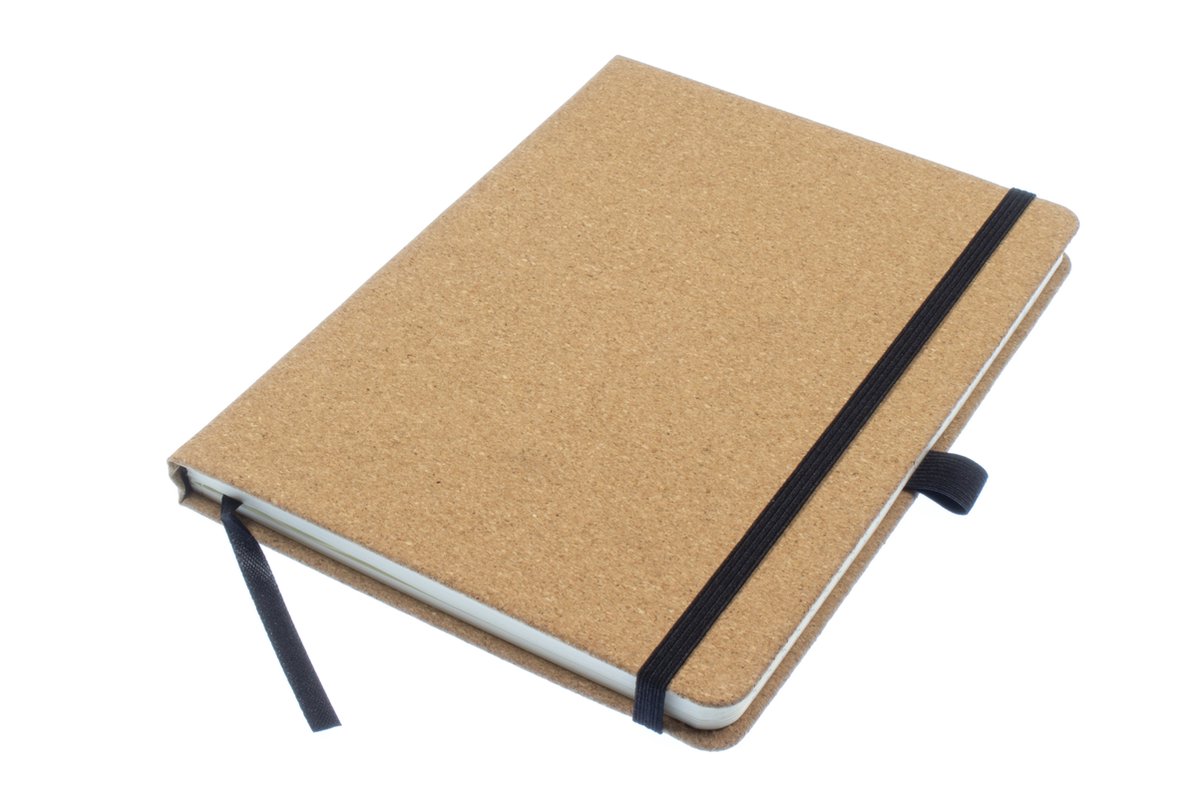 Notitieboek Kangaro A5 kurk lijn HC 96 vel 80 gram