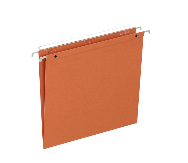 Hangmap MEDIUM Flex A4 V bodem oranje; doos 25 stuks