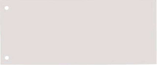 Scheidingsstrook Qbasic 225x120mm 50vel Wit