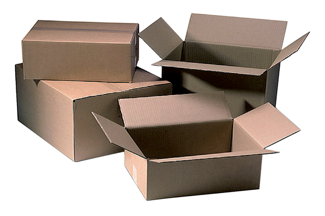 Verzenddoos CleverPack Dubbelgolf 486x386x386mm Bruin 10st.