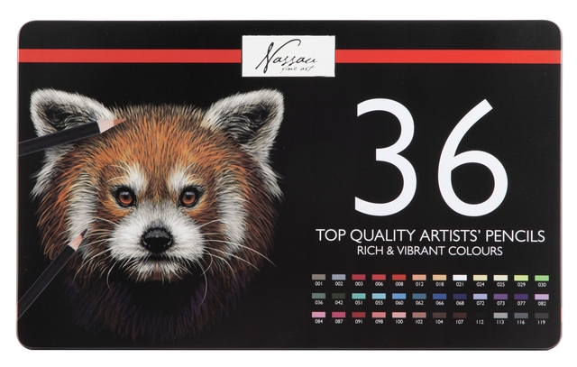 Kleurpotloden Nassau Fine Art Assorti Blik A 36st